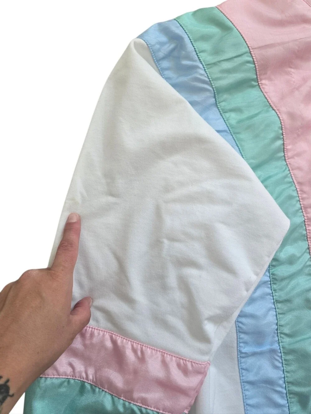 Vintage San Francisco Sports '80s Pastel Full-Zip Jacket, Size Medium